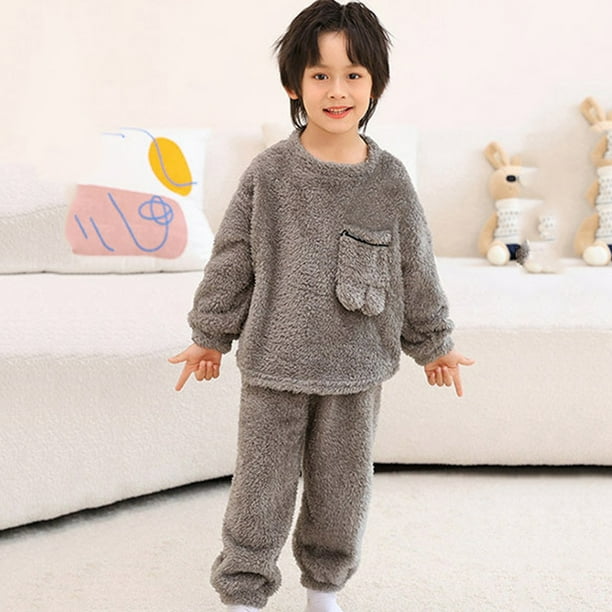 Gibobby conjunto para bebe ninas pijamas de pana gruesa para ninos ropa de casa conjunto calido y para ninass otono e invierno ademas de pana para