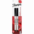 thumbnail image 1 of Sharpie Marqueurs Permanents, Pointe Ultra Fine, Noir, 2 Unités, 1 of 5