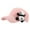 Pink, variant on Women’s Side 3D Plush Doll Decor Washed Distress Baseball Cap with Extended Flat Brim for Casual Trips Pink