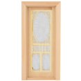thumbnail image 3 of Greensen Accessoire de Maison de Poupée, 1:12 Mini Accessoire de Maison de Poupée en Bois Porte Creuse en Bois Modèle pour Poupées, Mini Accessoire de Maison de Poupée, 3 of 8