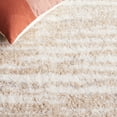 thumbnail image 6 of SAFAVIEH Lindsay Glenn Distressed Polyester Shag Area Rug, Beige/Ivory, 4' x 6', 6 of 8
