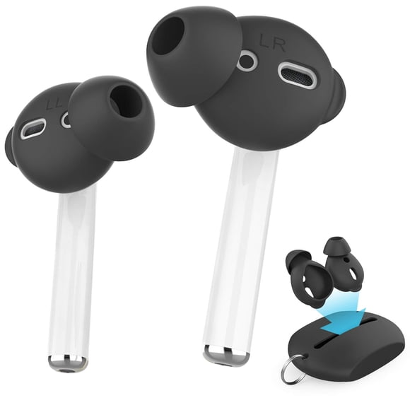 Fundas de silicona para puntas de oído AHASTYLE para Apple AirPods, 3 pares