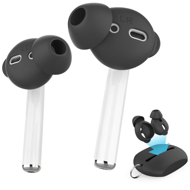 Fundas de silicona para puntas de oído AHASTYLE para Apple AirPods, 3 pares