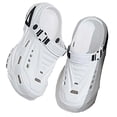thumbnail image 2 of GPOECD Mens Slippers Breathable Closed Toe Summer Slippers, Outdoor Driving Shoes for Sports Casual Shoes for Men 03_White,10, 2 of 8