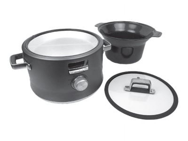 Calphalon Digital SautÃ© Slow Cooker, Dark Stainless Steel