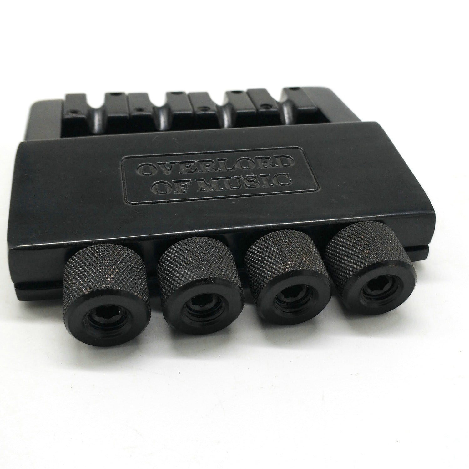 1 Set 4 String Headless Guitar Bridge System Electric Part for Headless Electric Replacement