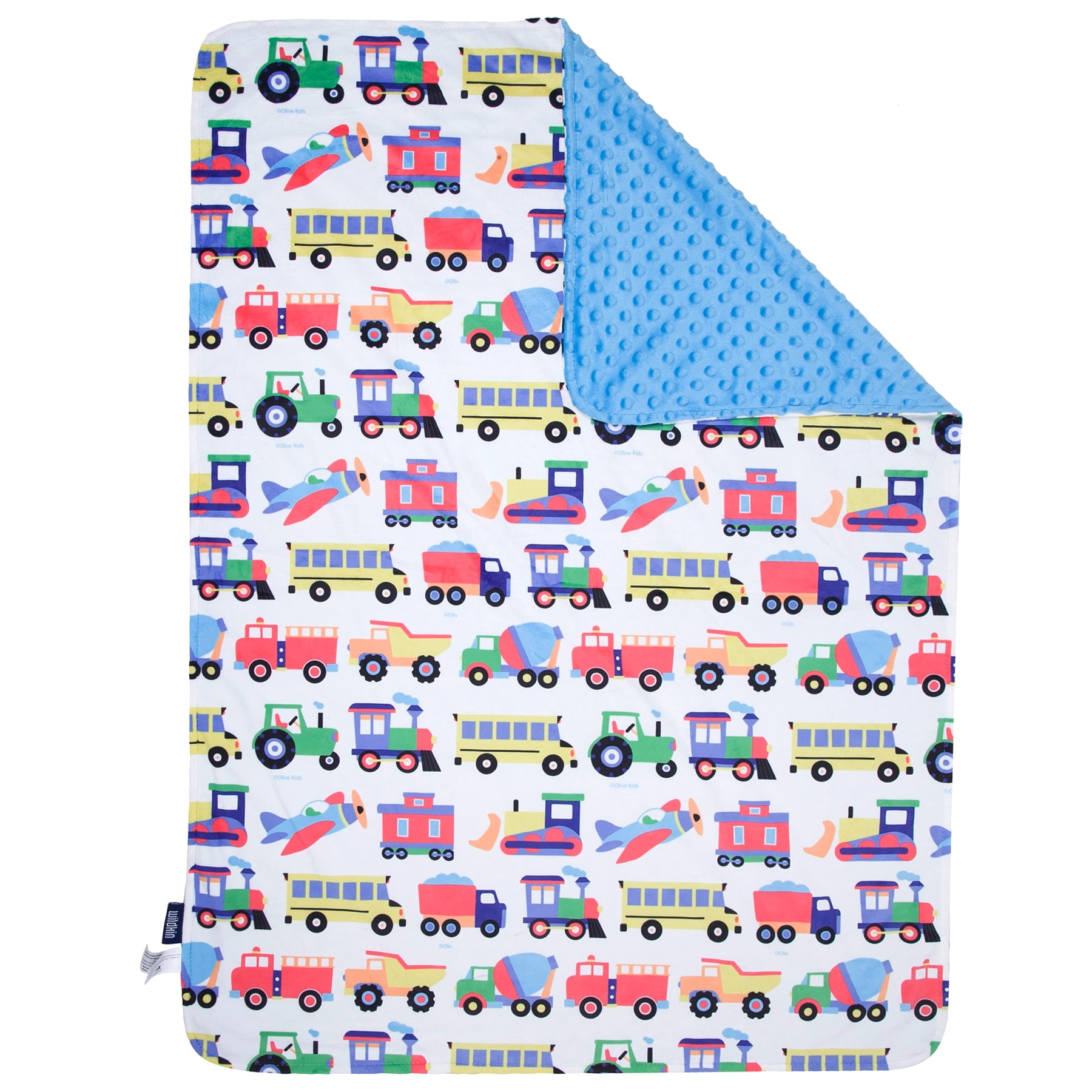 Trains, Planes & Trucks Plush Blanket