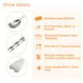 thumbnail image 3 of Unique Bargains Bar Spoon Cocktail Mixing Spoon, 12' Stainless Steel Double Head Stirrer for Coffee Beverage, Silver, 3 of 6