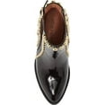 thumbnail image 5 of Jeffrey Campbell Rylance Black Box Gold Embellished Cut Out Buckle Ankle Booties (Black, 7.5), 5 of 5