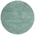 thumbnail image 2 of Addison Rugs Chantille Indoor/Outdoor Transitional Geometric Teal Washable Round Rug, 8' x 8', 2 of 6