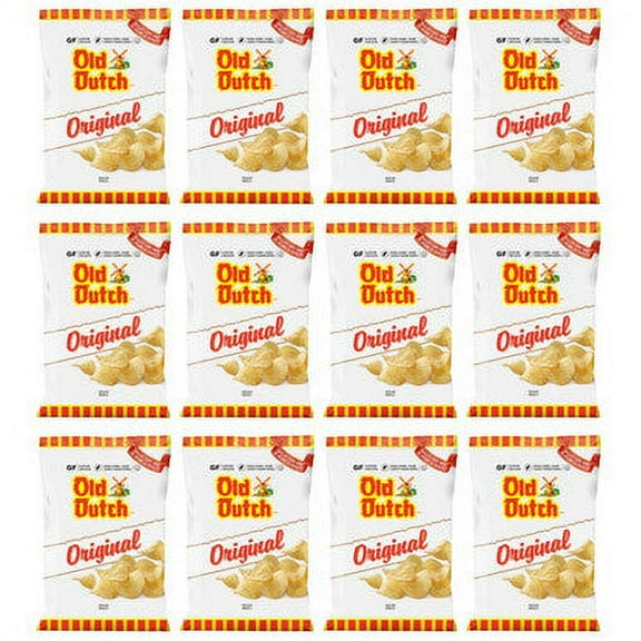 Old Dutch Original Potato Chips (12 Bags x 40g/ 1.4oz)
