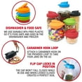 thumbnail image 4 of Masontops Multi Top - 2 Pack - Regular Mouth Mason Jar Lids With Easy Pour Spout And Flip Cap – Sip, Pour, Store & More - Lid Accessories For Mason Jars, 4 of 7