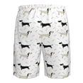 thumbnail image 6 of Naloa Dachshund Dog Men's Beach Shorts, Surfing shorts, Swim trunks, Quick Dry Swim Trunks for Surfing Beach Fun - Medium, 6 of 9