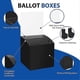 thumbnail image 4 of 12Pack Raffle Box Donation Box for Fundraising Ballot Box Cardboard Box with Ticket Slot and Remov, 4 of 5