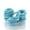 Blue, variant on Hair Elastics Hair Ties, Professional Grade Ponytail Holders - White 20 Pack