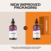 VIMERGY USDA Organic Licorice Root Extract, 57 Servings – Supports Digestive System & Respiratory Health