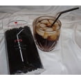 thumbnail image 2 of Straws - 100 Black Flex / Flexible Drinking Straws - Luau - Wedding Reception - Party Supplies - Flexible Bendy Straws, 2 of 3