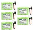 thumbnail image 1 of Kastar 5 Pcs 3.6V 800mAh NiMH Battery Replacement for Lenmar CBC316 CBC-316 GP30AAK3BMS, Nomad 24027X 4068 4905 4935 4952, Northwestern Bell3200 38100 382001, Southwestern RC-003029 RC004362 RC-004362, 1 of 3