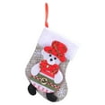 thumbnail image 1 of Festive Doll Socks Cartoon Pendant for Holiday Decoration with Santa Snowman and Candy Designs, 1 of 5
