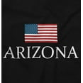 thumbnail image 2 of Arizona Pride American Flag AZ USA Men's Graphic T Shirt Tees Brisco Brands S, 2 of 4