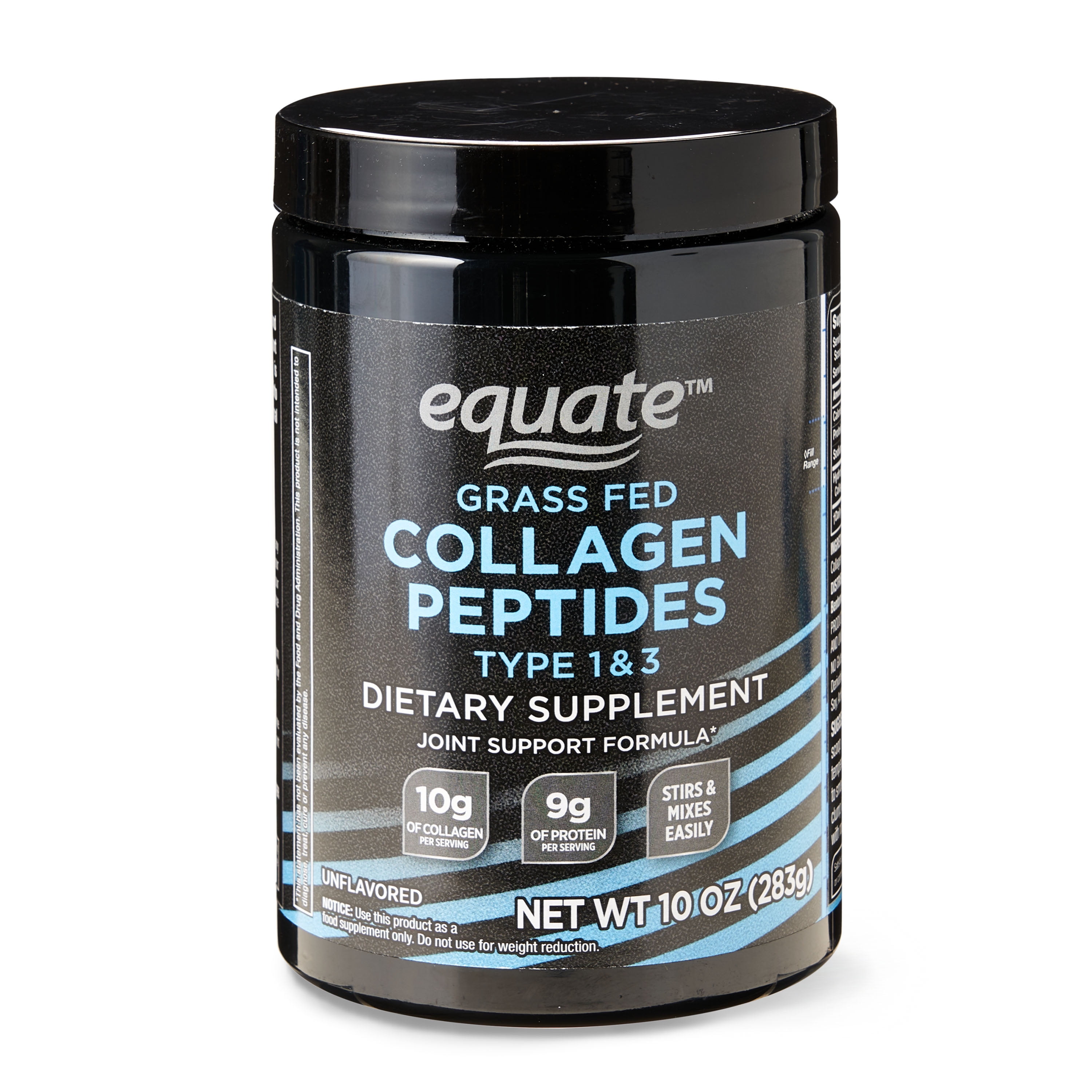 Equate Grass Fed Collagen Peptides, Unflavored Powder, Dietary