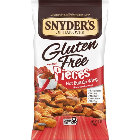 Snyder's of Hanover Gluten Free Pretzel Pieces, Hot Buffalo Wing, 7 oz