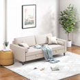 CECER Sleeper Couch, Pull Out Sofa Bed, 83 inches Folding Loveseat