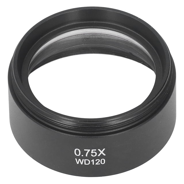 Lente de microscopio 0,75X 120 mm Ocular Barlow Accesorio de interfaz M48 para reemplazo VoborMX herramienta