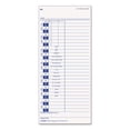 thumbnail image 2 of TOPS - Weekly time card - week to page - 100 sheets -, 2 of 2