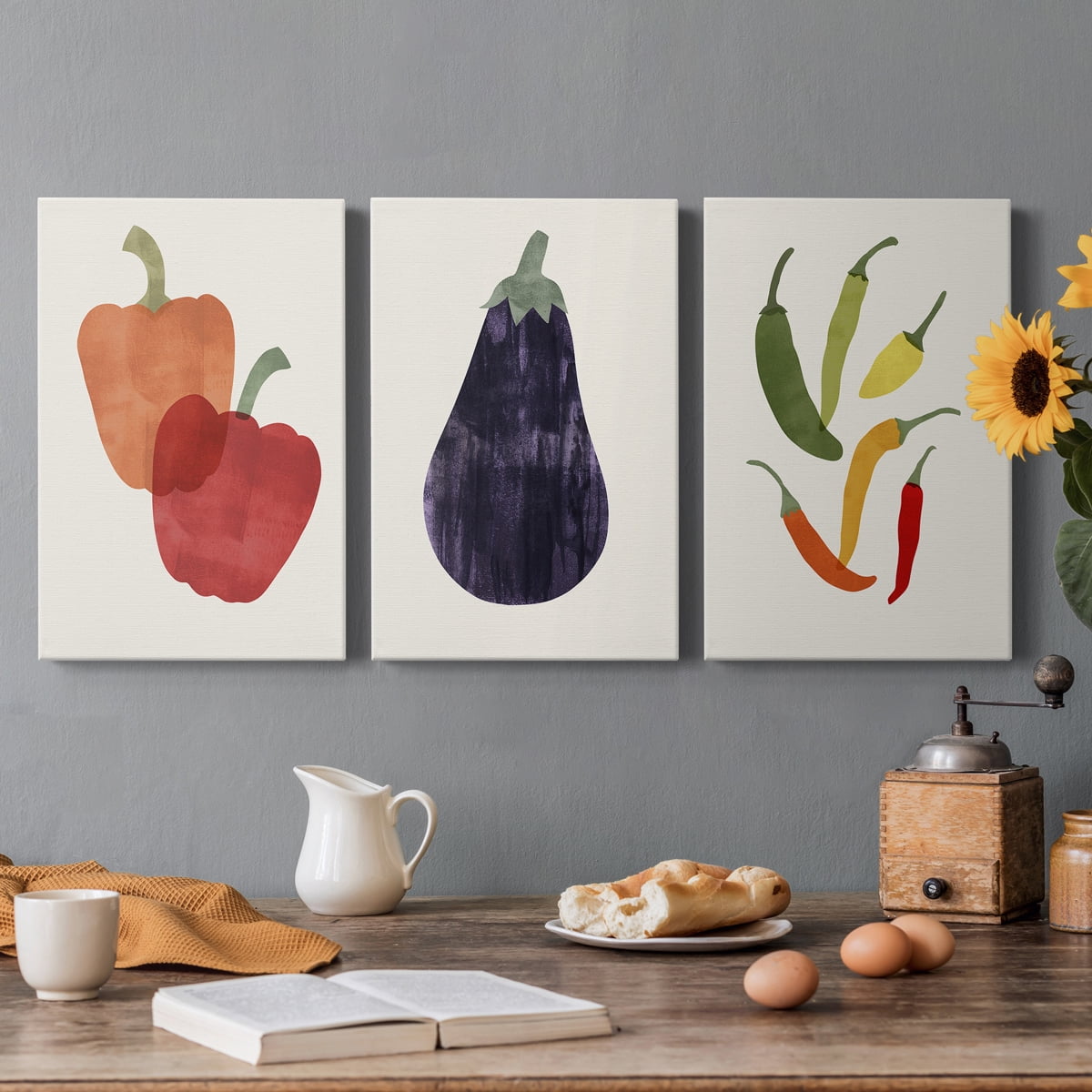 Organic Veg VII Premium Gallery Wrapped Canvas - Ready to Hang - 24 x 36 Each