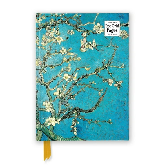 Flame Tree Dot Grid Notebooks Vincent Van Gogh: Almond Blossom (Foiled Dot Grid Journal), (Hardcover)