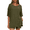 ArmyGreen, variant on SUNBS 2 Piece Lounge Set for Women Matching Sets Oversized Top and Shorts Sweatsuit Travel Airport Outfit