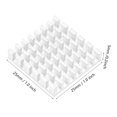 thumbnail image 1 of Disipador de calor de aluminio, 10 piezas P2505, aleta de enfriamiento de aluminio blanco, enfriador de placa base, valor excepcional, 1 of 8