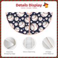 thumbnail image 3 of Rateoe Cute Basebal Pattern Christmas Tree Skirt with Ties , Christmas Tree Decorations, Farmhouse Christmas Decor Xmas Holiday Decorations-30", 3 of 6
