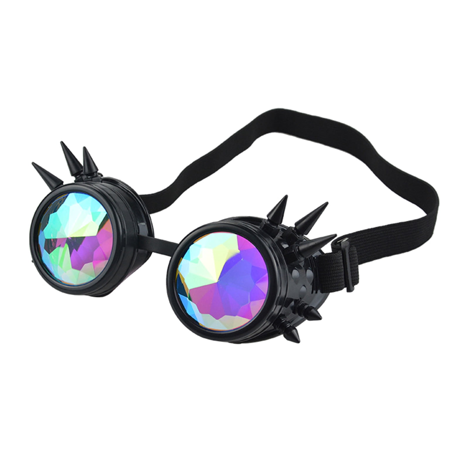 øjenvipper Sandsynligvis spisekammer Steampunk Goggles Sunglasses Men Women Kaleidoscope Glasses Rave Festival  Holographic Retro Party Cosplay Goggle Eyewear - Walmart.com