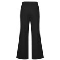 thumbnail image 4 of Grblisyd School Uniform Pants for Girls Flare High Waist Elastic Dress Trousers Fashion Button Trouser Back To School Outfits, 4 of 4