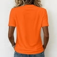 thumbnail image 4 of Iaqnaocc 250th Anniversary Shirts for Women Short Sleeve 1776-2026 250 Anniversary USA Flag 250 Anniversary Usa Flag 4th Of July Patriotic V Neck Red White and Blue T-Shirts Orange S, 4 of 4