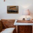 thumbnail image 2 of Placa Metal Vintage Interceptor Coche Pintura Hierro Rectangular Pared 40x30cm, 2 of 9