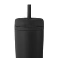 thumbnail image 4 of TAL Stainless Steel Rowan Tumbler with Silicone Straw 24 fl oz, Black, 4 of 9