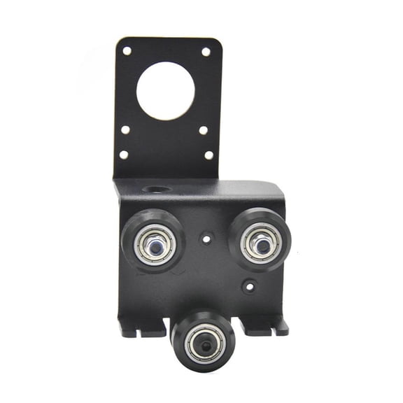 Extruder Back Support Metal Plate With Pulley 3D Printer Hotend Extruding Back Plate For CR10 Ender-3 Ender-5 Extruder