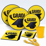 Congrats Graduate Party Pack for 18, Blue