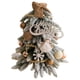 thumbnail image 1 of Árboles de Navidad, árbol de Navidad, fiesta, accesorios artificiales, cena, hogar, mesa, paisaje, 16" con decoración marrón, 1 of 7