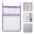 thumbnail image 1 of WHAMVOX Organizador De Bolsillo De Malla Colgante Morado Para Uso En Y Espacio Reducido, 1 of 6
