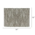 thumbnail image 2 of Fabstyles Shadows Cotton Placemats Set of 4 Machine Washable Thick Rustic Cloth Table Mats Perfect for The Kitchen, Dining, Coffee, Patio, Outdoor Tables, 2 of 3