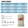 thumbnail image 5 of Lsque Flamingo Sitting On Chair Print Men's Cotton Blend Sleeveless Muscle Shirts (S-3XL)- Moisture Wicking, Odor Protection, UPF 30+,Large, 5 of 8