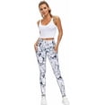 thumbnail image 2 of Women’s Thick High-Waisted Yoga Pants with Pockets – Tummy Control Butt-Lifting Fitness Leggings, 2 of 10