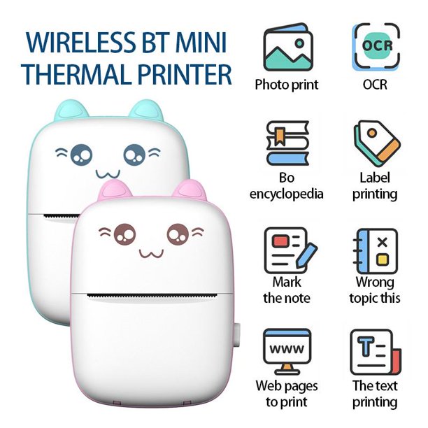 Portable Printer, Photo Printer for Mobile Phone Receipt Thermal