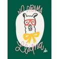 thumbnail image 2 of Barrett, Erin 15x18 White Modern Wood Framed Museum Art Print Titled - No Drama Llama, 2 of 4