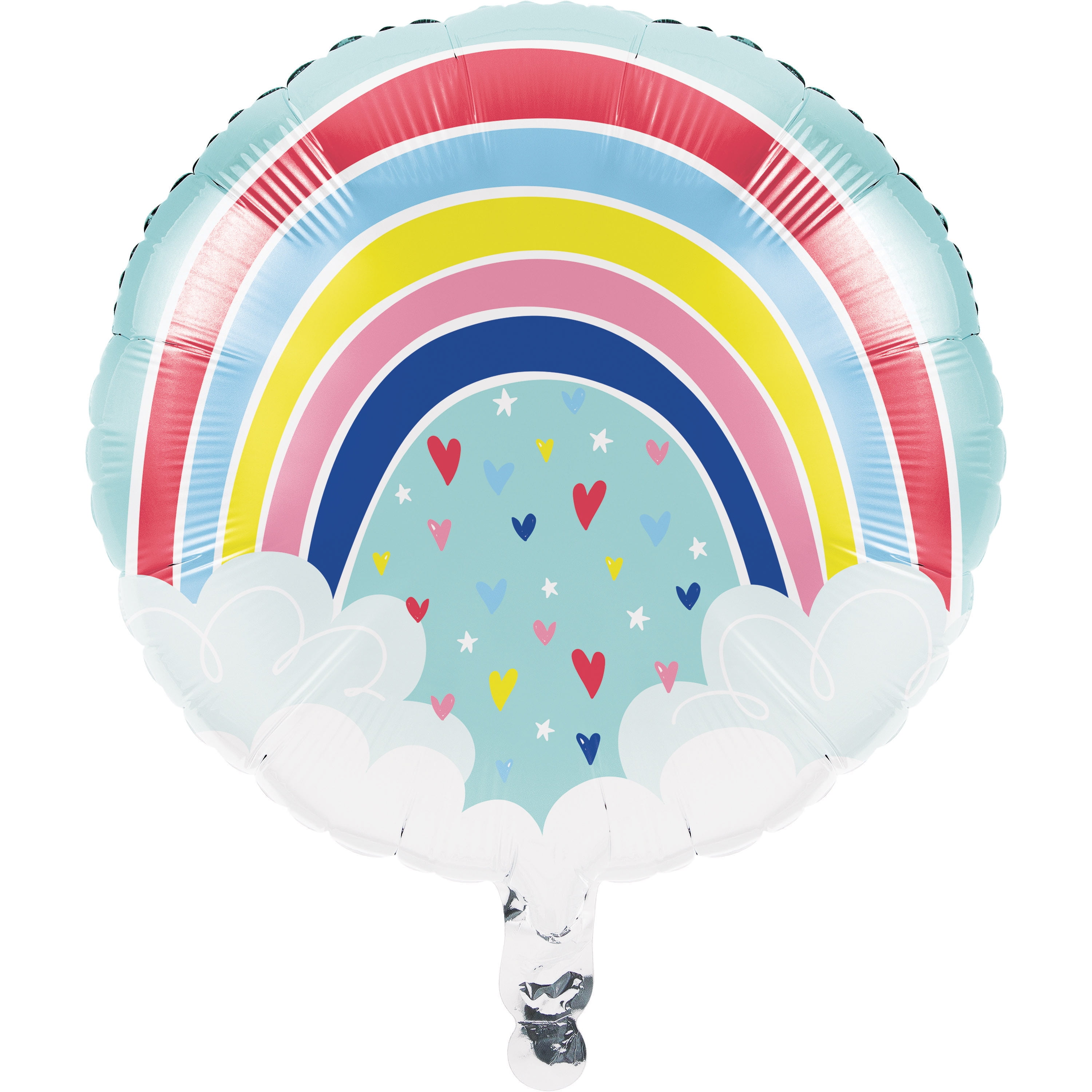 Over The Rainbow 18"W x 18"H Metallic Balloons