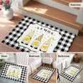thumbnail image 5 of Summer Lemon 2x3 Area Rugs for Living Room, Gonome Non Slip Floor Mat Washable Low-Profile Indoor Carpet for Bedroom, Dining Room, Bathroom, 5 of 9
